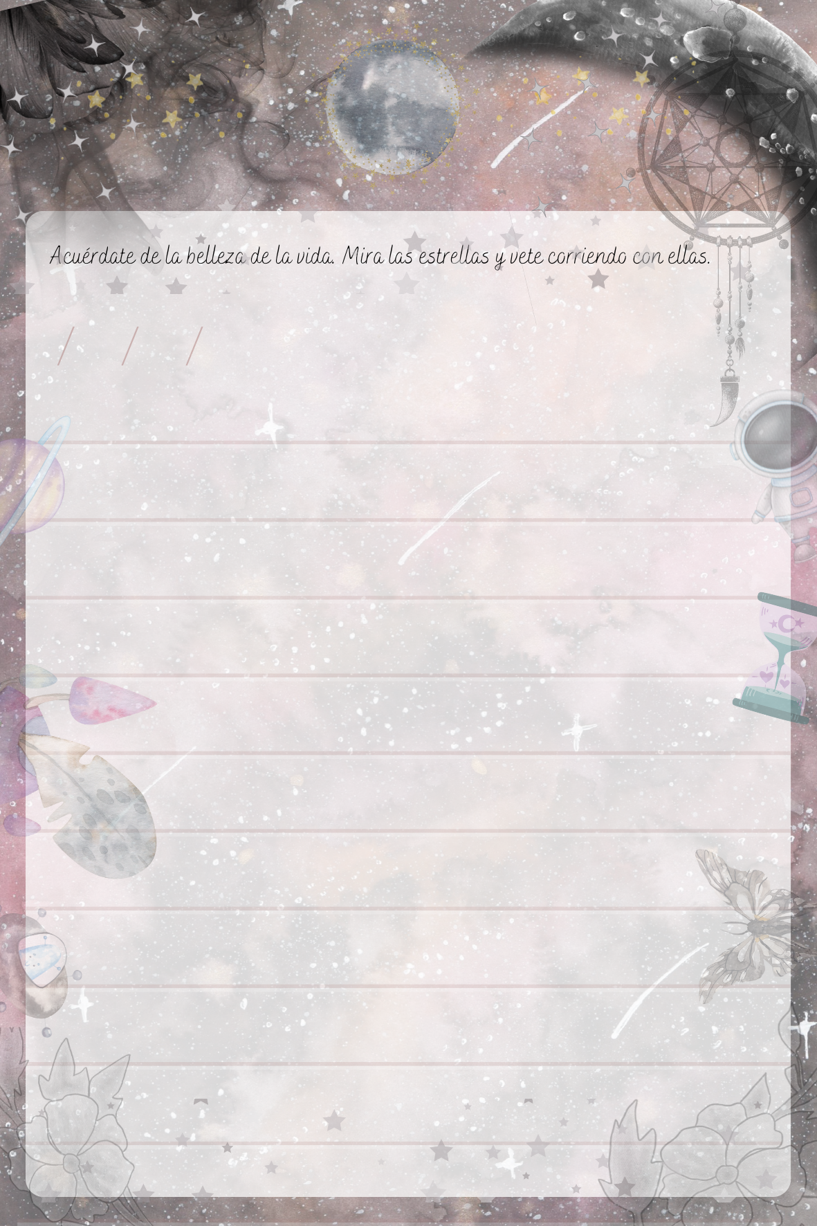 Hojas Decorativas (Digitales) Historias Paquete imprimible de 27 hojas